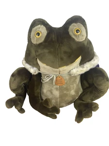 x-Large Dakin Prince Charming Frog Plush with Cape Vintage 1983 Stuffed Toy - Picture 1 of 10
