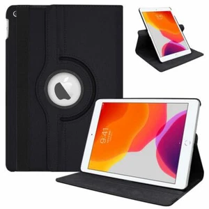 Leather 360 Rotating Smart Stand Case Cover For iPad Air 5th 6th Gen generation - Picture 1 of 12