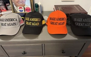 RARE MAGA LOT Cap Never Surrender Authentic official Trump 2024 CaliFame 4 Hats - Picture 1 of 10