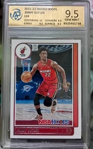 JIMMY BUTLER 2021-22 Panini Hoops NBA card (RPA-9.5 Gem Mint) - Picture 1 of 3