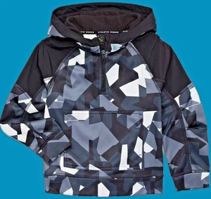 Athletic Works Tech Quarter Zip Hoodie BOY CHOOSE SIZE Moisture Wicking Camo NEW - Picture 1 of 5
