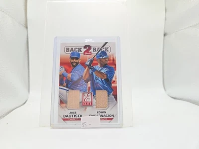 2015 Panini Elite - José Bautista/Edwin Encarnación Espalda 2 Espaldas Doble Murciélago Reliquia Foto 1 de 2