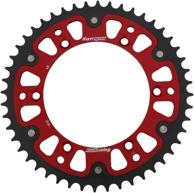 Supersprox Stealth Rear Sprocket 520 48T Red #RST-1512-48-RED - Image 1 of 1