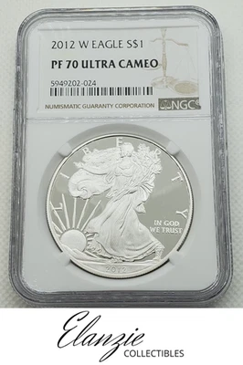 2012-W Proof American Silver Eagle NGC PF70 - Image 1 of 4