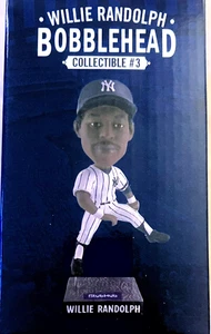 NY YANKEES WILLIE RANDOLPH BOBBLEHEAD SGA 8/8/2024 MLB BASEBALL - Picture 1 of 5