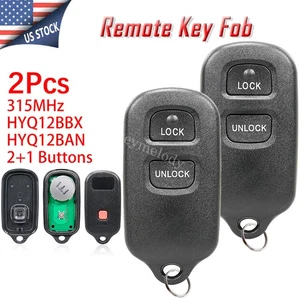 2 Keyless Entry Remote Key Fob Clicker Replacement for Toyota HYQ12BAN, HYQ12BBX - Bild 1 von 8