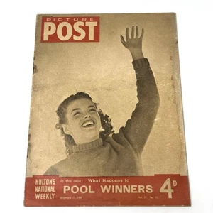 Picture Post Magazine December 13, 1947 Rare Early Marilyn Monroe Cover - Picture 1 of 17