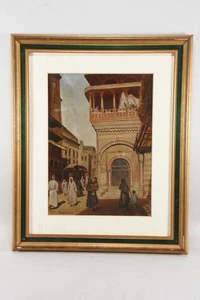 N89E36- A. Hansel Gemälde Orient Stadtszene signiert & datiert '27 - Picture 1 of 12