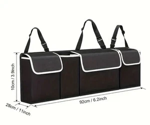 Car Trunk Organizer and Storage, Backseat Hanging Organizer for SUV, Truck, MPV, - Picture 1 of 2