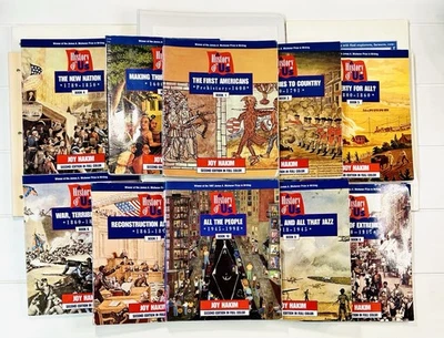 A History Of Us: Joy Hakim Homeschool Bks 1 -10 Teacher Guides & Syllabus 2nd Ed - Imagem 1 de 4
