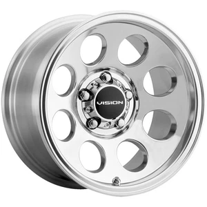 15x10 -25 Vision 56 Midway 5x5.5 Polished Wheels (Set of 4) - Picture 1 of 3