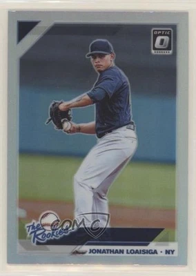 2019 Panini Donruss Optic The Rookies Holo Prizm Jonathan Loaisiga #TR-7 RC - Image 1 of 2