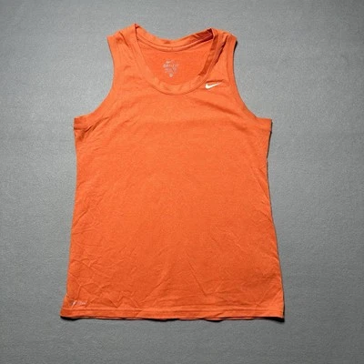 Camisa sin mangas Nike Tomboy Tank Dri Fit para mujer talla M naranja Foto 1 de 4
