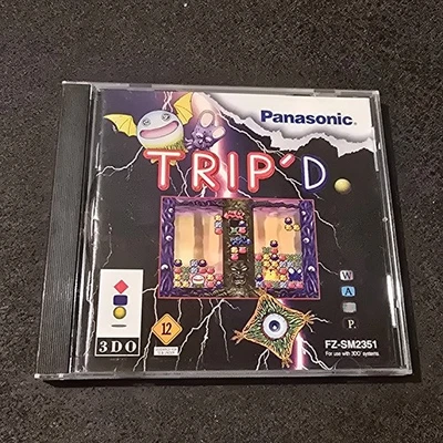 Trip’D (3DO, 1995) Complete Authentic WARP Panasonic Tested Case Disc Manual - Image 1 of 4