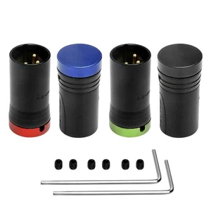 Uonecn Low-Profile XLR 3Pin Stecker, rechtwinkliger XLR-Stecker und Buchse, Low Prof - Bild 1 von 7