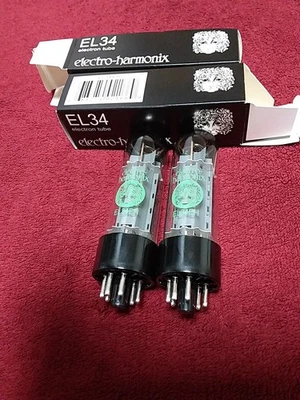 Electro-Harmonix EL34 Vakuumröhre - Gebraucht, Gebrauchsspuren, Funktioniert - Bild 1 von 3