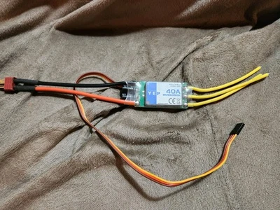 YEP ESC 40A 40 AMP (2~6S) SBEC Brushless Speed Controller Untested  - Image 1 of 4
