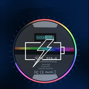 RGB LED Video Light Rechargeable Photography Fill Light Handheld Soft Light g - Picture 1 of 9