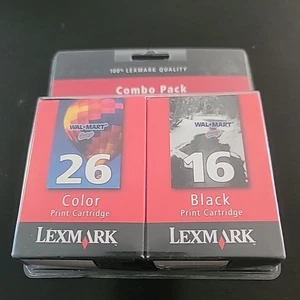 Lexmark Combo Pack 16 Black Cartridge & 26 Color Cartridge #9 - Picture 1 of 2