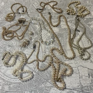 Vintage Perlen Kunstperlen sortiert - Bild 1 von 10