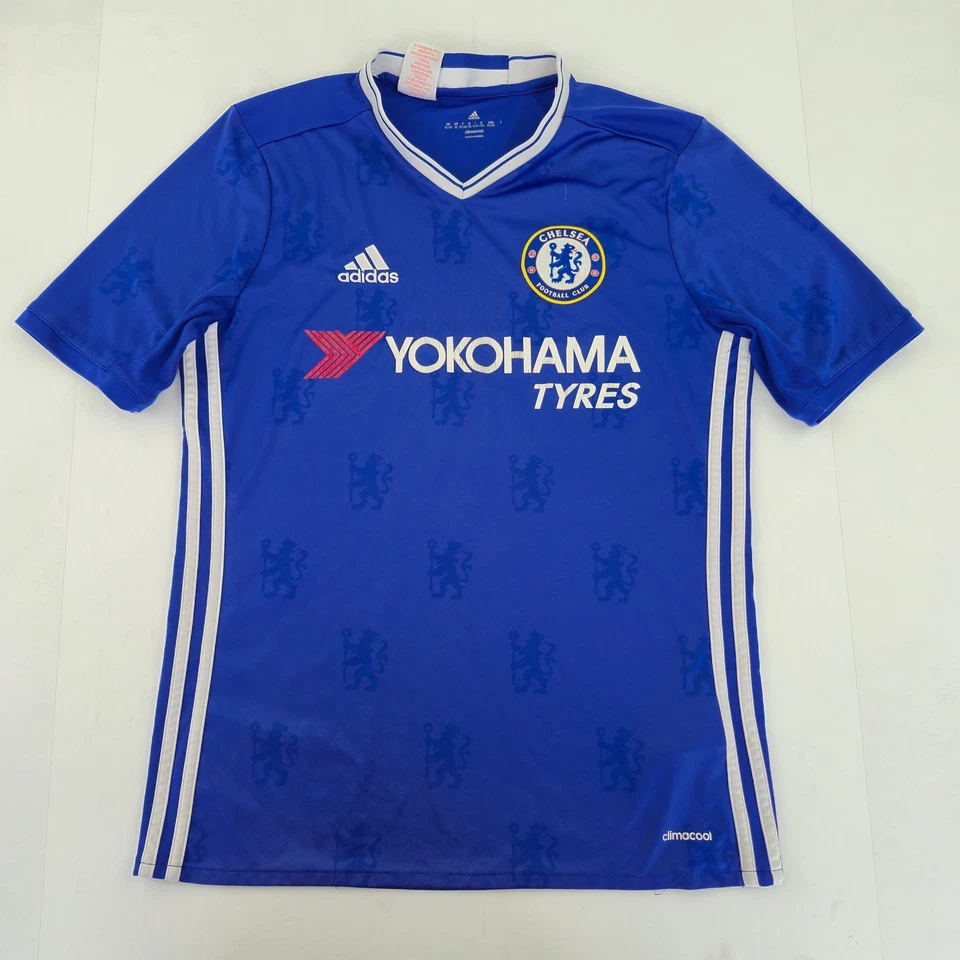 Camiseta de Fútbol Chelsea 15-16 Años Azul Niños Poliéster Climacool 2016-17 Hogar Foto 1 de 4
