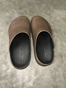 Crocs Dylan Clogs Unisex Womens 6 / Mens 8 Brown Brand New Never Worn No Box - Picture 1 of 3