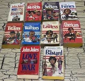 10 Kent Family Chronicles John Jakes Paperback Book Lot American Bicentennial - Bild 1 von 15