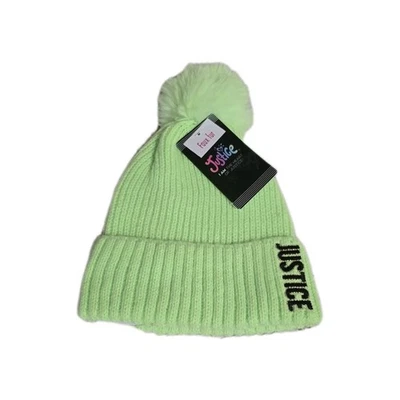 Gorra tobogán verde neón Justice Girls. Nuevo con etiquetas talla única para la mayoría... Foto 1 de 4