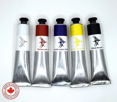 The World's Rarest Colors - Renaissance Era Set - 50ml - Handmade Oil Paint - Image 1 of 4