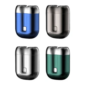 Electric Travel Shaver Man Pocket Washable Electronic Rechargeable Cordless Face - Picture 1 of 12