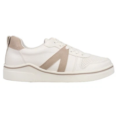 Zapatillas informales MIA Alta perforadas con cordones para mujer beige, blanco roto MH119 Foto 1 de 4
