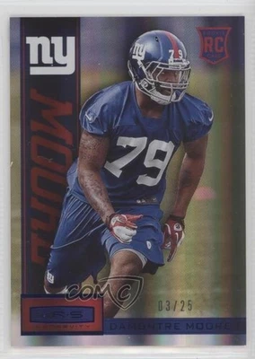 2013 Panini Rookies & Stars Longevity Rookie Sapphire /25 Damontre Moore #119 RC - Image 1 of 2