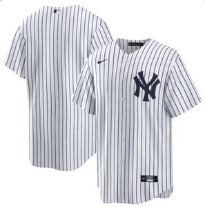 Nike Authentic NY New York Yankees MLB Baseball Pinstripe Jersey Men’s Sz XXL - Picture 1 of 5