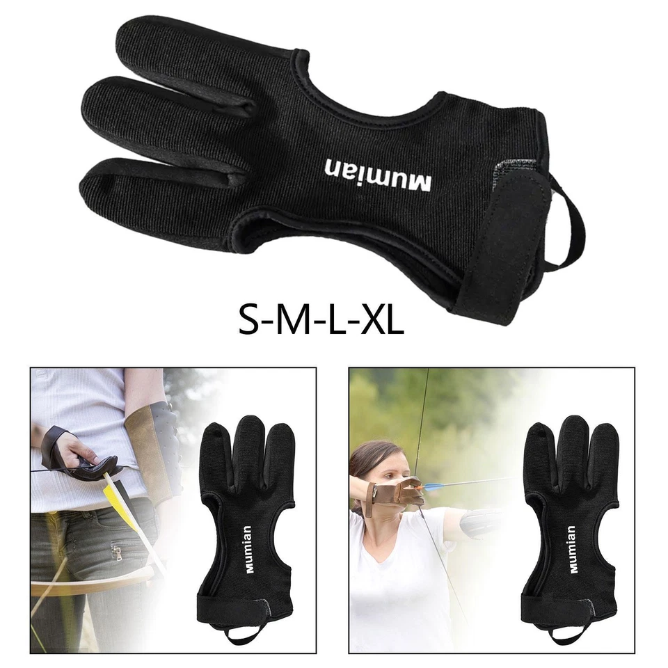 Archery Glove for Recurve Compound Bow Finger Guard for - Image 1 of 1