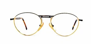 Club LA 7102 Herren Damen P3 Gold Bronze Vintage Retro Metall Brille Italy 90er - Bild 1 von 3