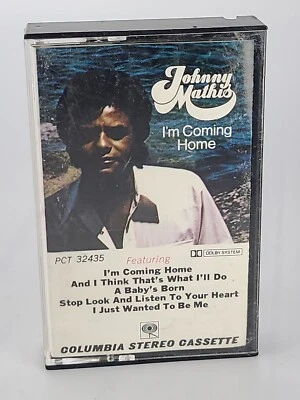 Johnny Mathis I'm Coming Home Columbia PCT 32435 Cassette Reissue Dolby B VG+ - Image 1 of 4