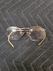 Vintage Half Rim  Eyeglasses Spectacles 1/10 12K Gold Filled Frame Bifocal Glass