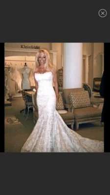 Authentic Custom Made Pnina Tornai wedding gown - Image 1 of 4