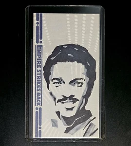 2010 Topps Star Wars Empire Strikes Back Lando Calrissian Sketch Teranishi RARE! - Picture 1 of 2