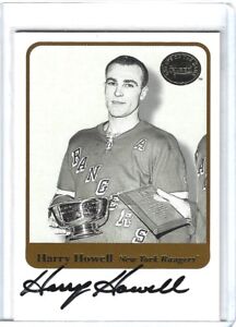 HARRY HOWELL 2001 FLEER GREATS OF THE GAME AUTOGRAPH AUTO -RANGERS!!