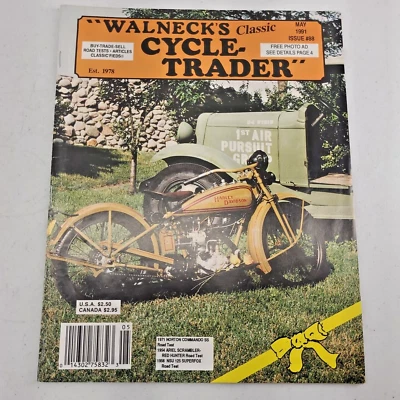 Walnecks Classic Cycle Trader Magazine May 1991 Norton Commando SS Red Hunter - Image 1 of 4