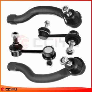 Set Of 4 Fit For 2008-2012 Honda Accord Front Tie Rod Ends Sway Bars End Links - Picture 1 of 7
