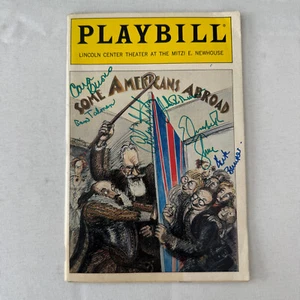 Cast Signed Playbill Program Some Americans Abroad Elisabeth Shue Colin Stinton - Picture 1 of 18