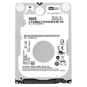 Disque Dur WD 500Gb WD5000LUCT 16Mb Cachette 5400Rpm SATA II 2,5 " Pouces - Afbeelding 1 van 5