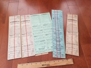 200 c 1920 California Sierra Railway Train Company Unused Large Tickets - Picture 1 of 5