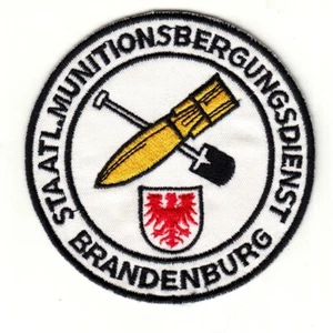 Aufnäher Patch Staatlicher Munitionsbergungsdienst Brandenburg - Picture 1 of 1