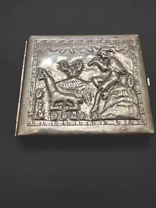 Vintage Peru Sterling Zigarette Callling Card Etui signiert JP - Bild 1 von 5