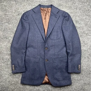 SUITSUPPLY Hudson FL Int Mens 32R Drop 6 Blazer Sport Coat Jacket Wool Cashmere - Picture 1 of 17