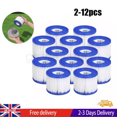 2-12X For Bestway Lazy Lay-Z-Spa Filters VI Cartridge Hot Tub Spa Swimming pool- - Image 1 of 4
