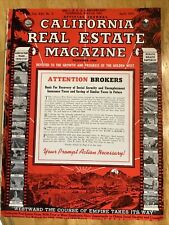 1941 SCARCE EARLY CALIFORNIA REAL ESTATE MAGAZINE!  Very Hard to find. 🇺🇸